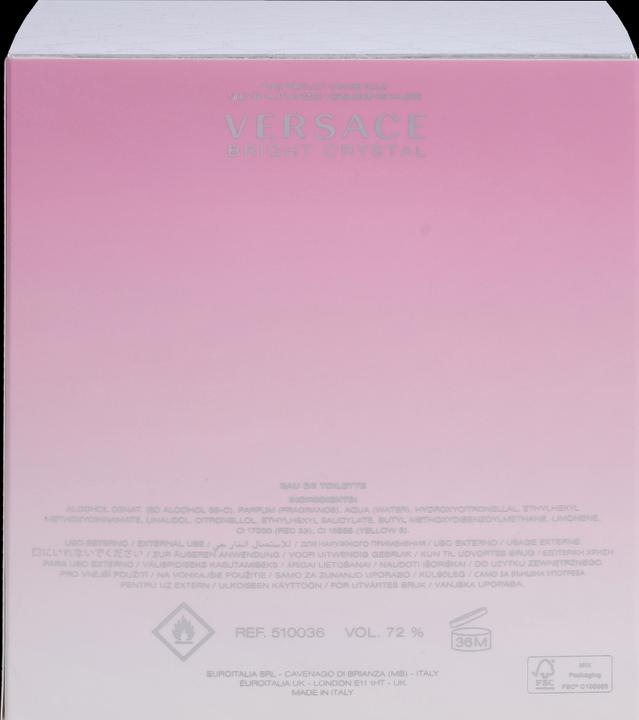 Actual product image Versace Bright Crystal (Eau de toilette, 200 ml)