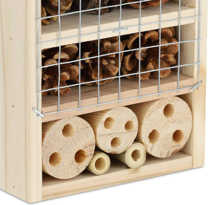 Productafbeelding Relaxdays Insectenhotel (Bijen, Lieveheersbeestje, Kantenvleugel)