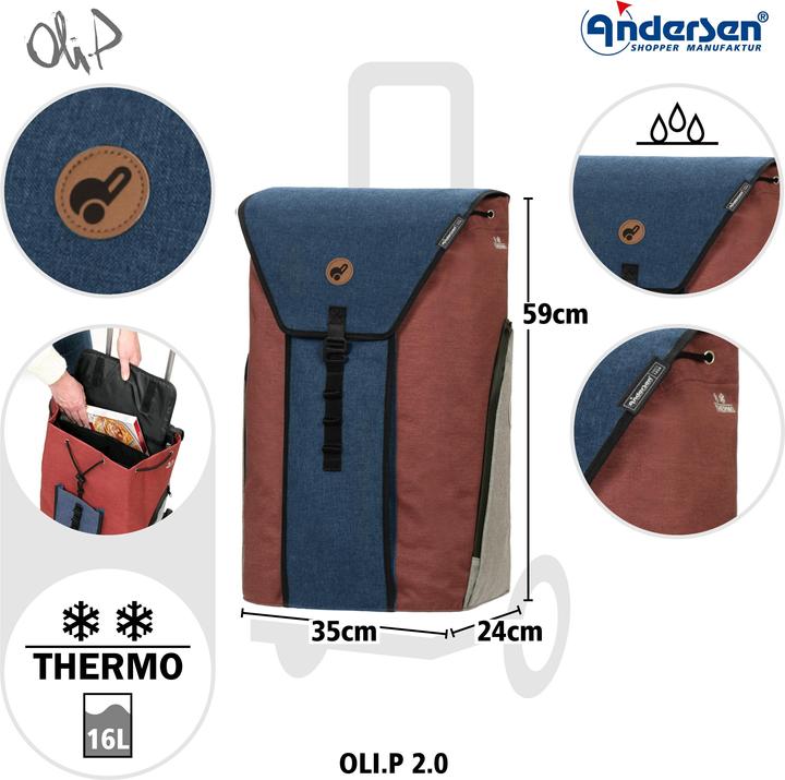 Actual product image Andersen Royal Shopper Oli.P 2.0