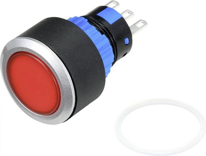 Produktbild Tru Components Drucktaster rastend 22 mm 1 NO 1 NC
