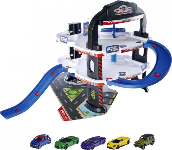 Actual product image Majorette Urban garage met 5 car's