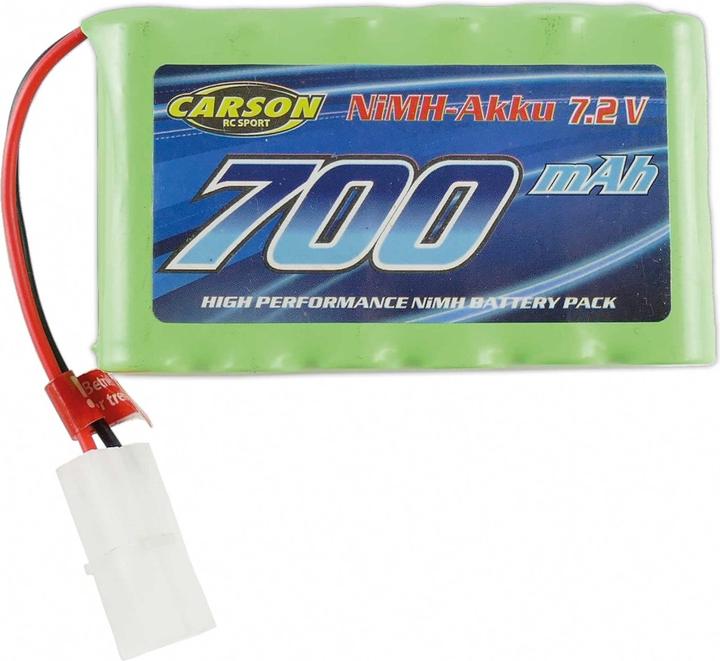 Produktbild Carson Modellbau Akkupack (NiMh) 7,2V/700mAh NiMH Akku Race Shark TAM (7.20 V, 700 mAh)