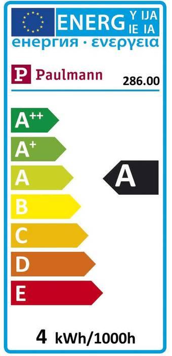 Energie-Label Paulmann Kerze Inner Glow (E27, 4 W, 200 lm, 1 x, A)