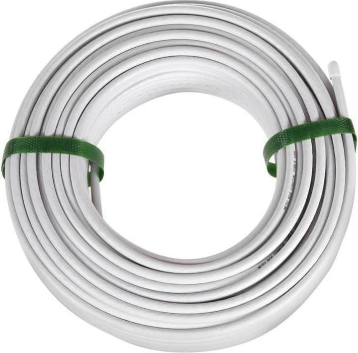 Immagine prodotto Maclean Bobina di cavo coassiale M/M 50m (Blanc) (Cavi antenna)