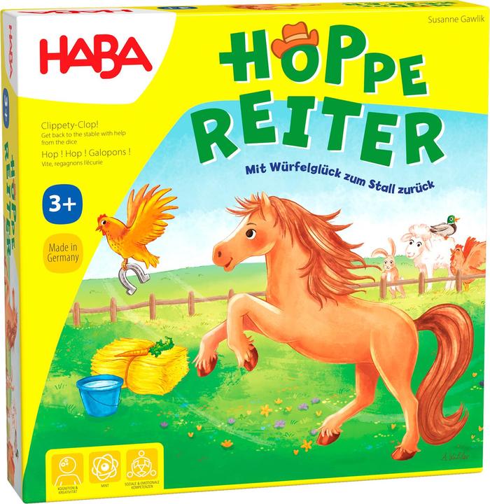 Actual product image Haba Hoppe Rider (Spanish, French, Italian, English, German, Dutch)