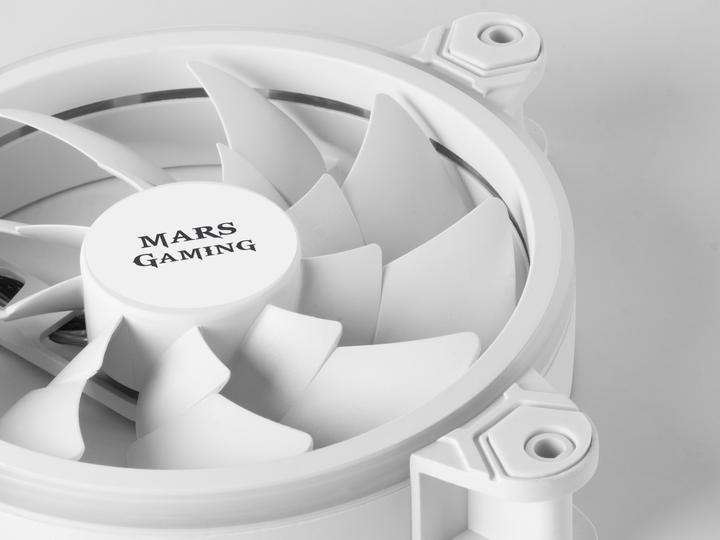 Actual product image Mars Gaming MFXW ARGB 12cm Computer Cooler (120 mm, 1 x)