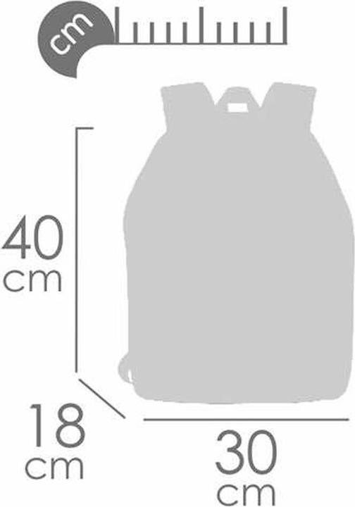Image du produit DeCuevas Sac à dos scolaire Provenza 40 x 18 x 30 cm