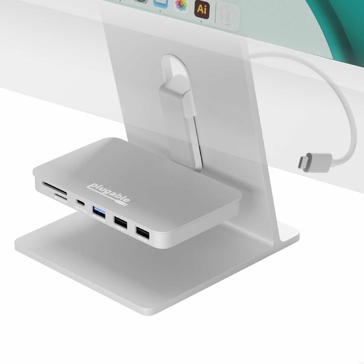 Produktbild Plugable USB-C 6-In-1 Mounted Hub