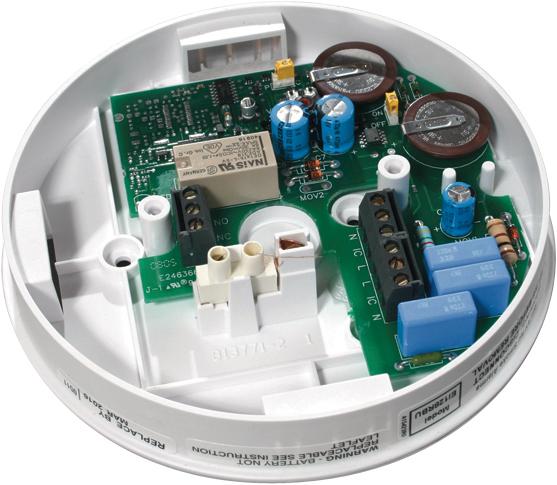 Actual product image Ei Electronics Ei128RBU - Surface Mounted - V0 - White - Plastic - Lithium - 230 V