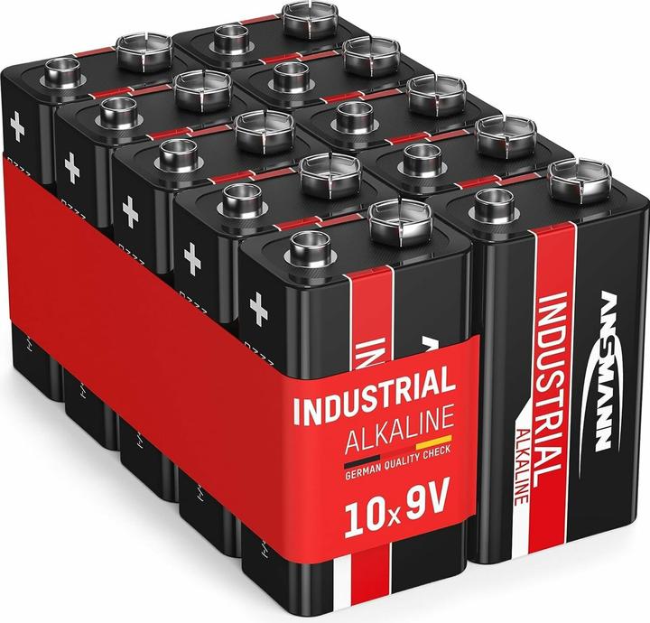 Actual product image Ansmann Industrial (10 pcs., 9V Block)