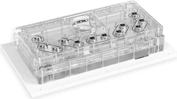 Produktbild Alphacool Apex Distroplate Dark Base Pro 901 White VPP/D
