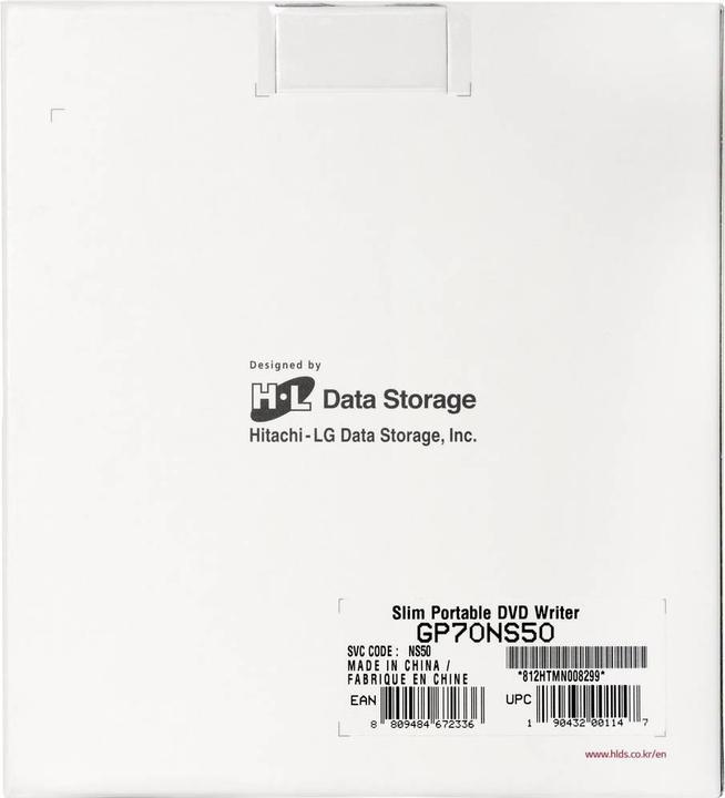 Immagine prodotto LG GP70NS50 (Masterizzatore DVD, Masterizzatore CD, Unità DVD, Unità CD)