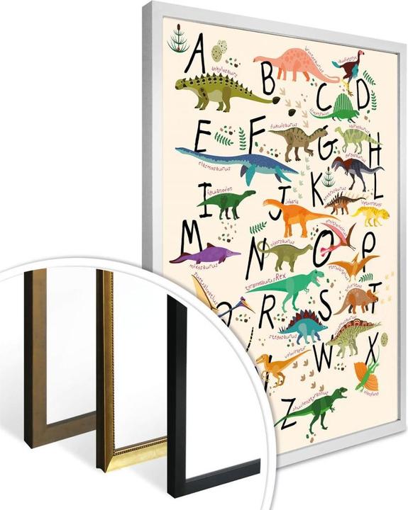 Image du produit Trenddeko Alphabet des dinosaures (24 x 30 cm)
