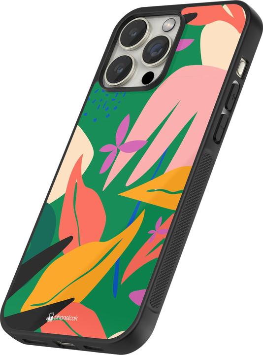 Produktbild PhoneLook Hülle Silikon schwarz Abstract Jungle (Apple iPhone 15 Pro Max)