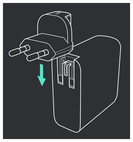 Actual product image Creative Φορτιστής Χωρίς Καλώδιο GaN με Θύρα USB-A και 2 Θύρες USB-C 67W Λευκός (51MZ0515AA000) (67 W)