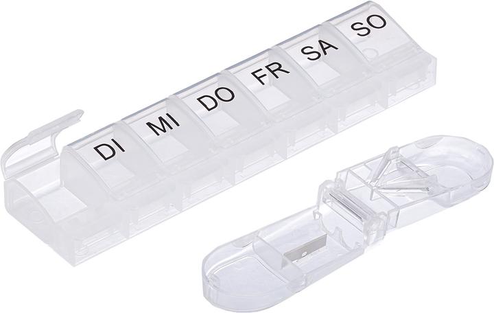 Actual product image Relaxdays Pill Box & Cutter