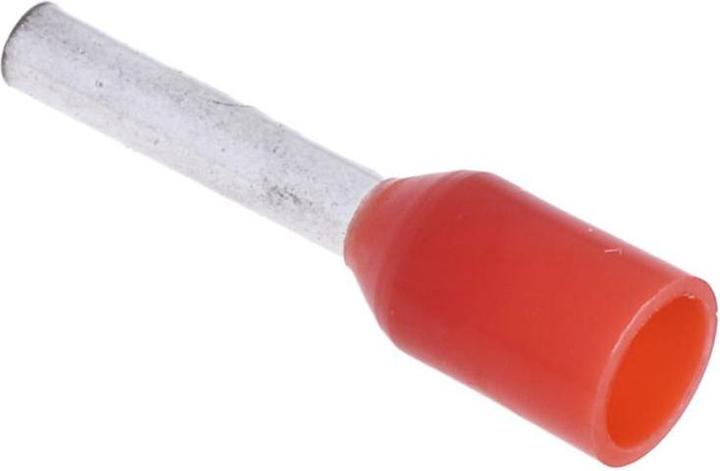 Rs Pro Insulated Crimp Bootlace Ferrule, 8mm Pin L