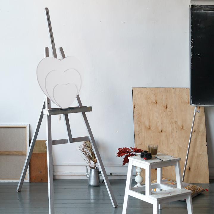 Actual product image Relaxdays 6-piece canvas set (White)