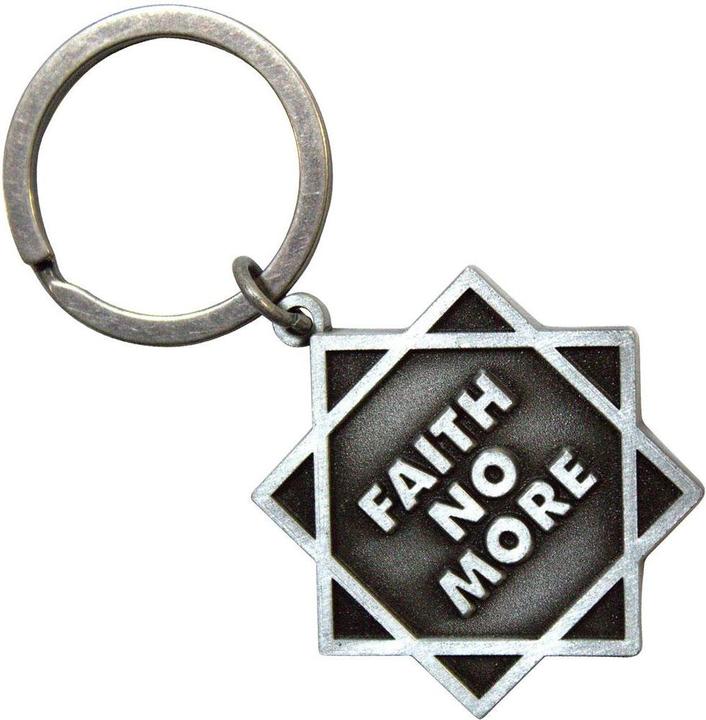 Actual product image Faith No More Star Enamel Logo Keyring