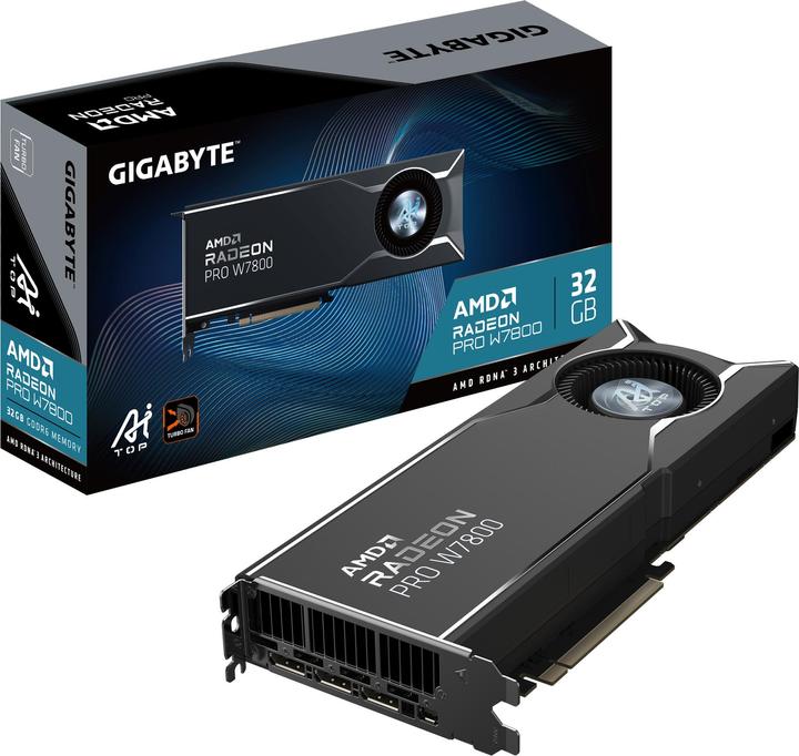 Produktbild Gigabyte Radeon PRO W7800 AI TOP (32 GB)