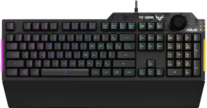 Actual product image ASUS TUF GAMING K1 Keyboard USB (US, Cable)