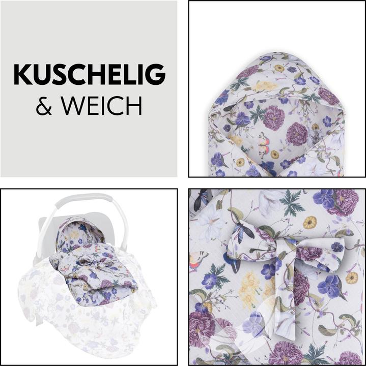 Image du produit Hauck Snuggle so Cosy Beige Floral (75 x 75 cm)