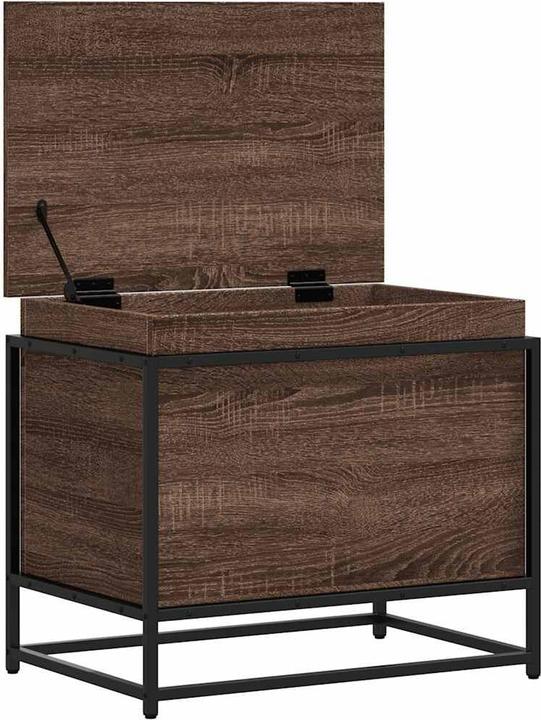 Actual product image VidaXL Storage box with lid Toy box Storage box Brown oak-look (123.60 l)