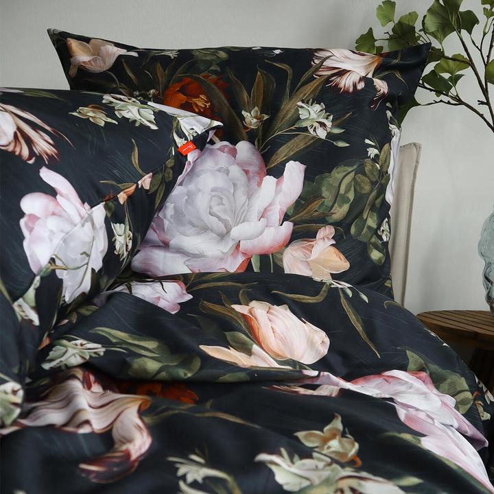 Actual product image Fleuresse Mako satin bed linen Bed Art S Birmingham red (Bedding set, 155x220 cm + 80x80 cm)