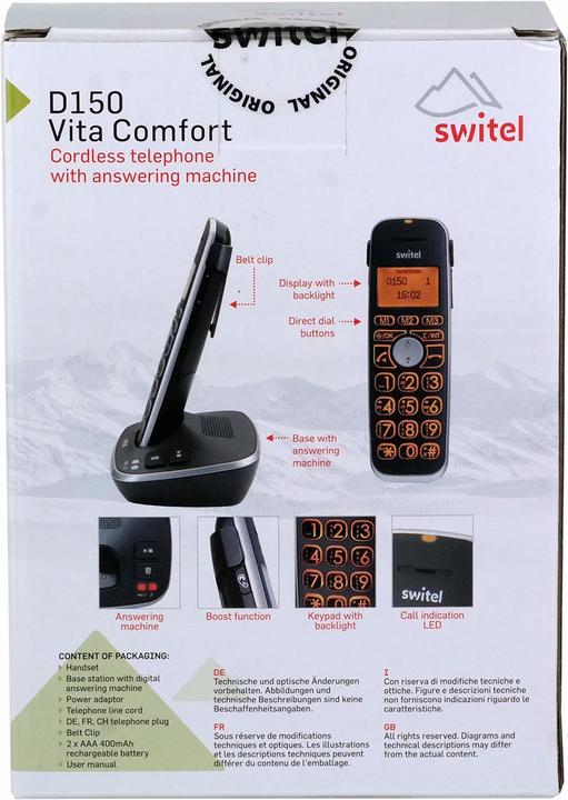 Produktbild Switel D150 Vita Comfort