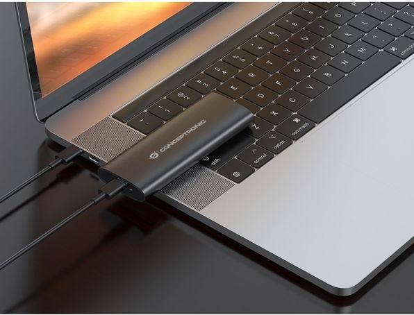 Actual product image Conceptronic SSD Enclosure M.2 USB3.2 Type-C Gen sw (M.2)