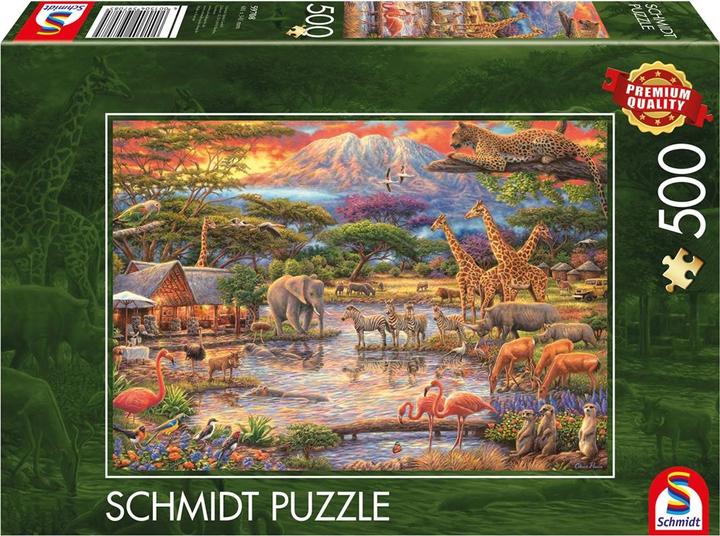 Schmidt Spiele Paradies am Kilimandscharo 1000 Teile (500 Teile)