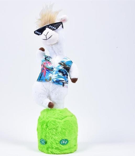 Image du produit Kögler Tanzendes Lama m. Sonnenbrille u. Hawaiihemd, inkl. Batterien (34 cm)