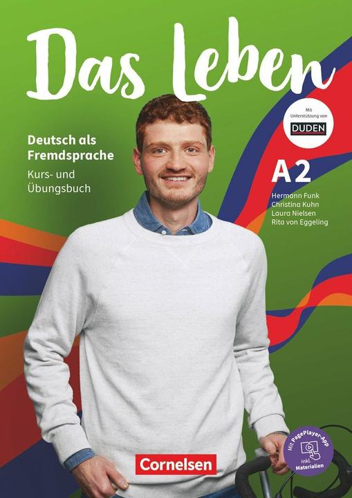 Produktbild Das Leben, Deutsch als Fremdsprache, Allgemeine Ausgabe, A2: Gesamtband, Kurs- und Übungsbuch, Mit (Deutsch, Christina Kuhn, Laura Nielsen, Hermann Funk, Rita Maria von Eggeling, 2021)