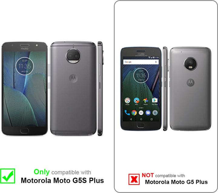 Actual product image Cadorabo TPU Matt Metallic Cover (Motorola Moto G5S Plus)