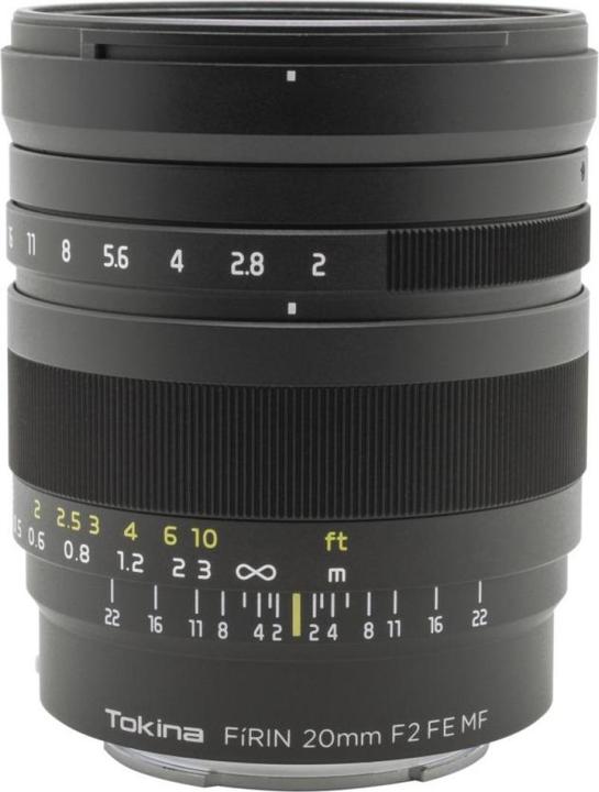Image du produit Tokina Firin 20mm F2 FE MF Sony FF E-mount (Sony E, APS-C / DX, Plein format)