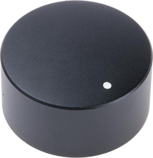 Actual product image Rs Pro Knob KMR-35 black dot 6mm splined-18T