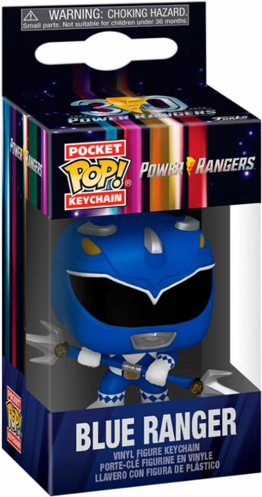 Immagine prodotto Funko Power Rangers 30th présentoir porte-clés Pocket POP! Vinyl Blue Ranger 4 cm (1)