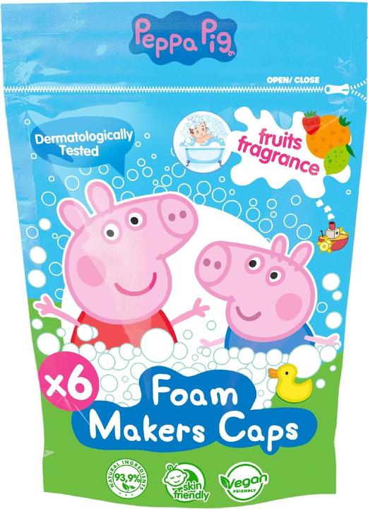 Actual product image Peppa Pig Foam makers 6 x 16 g (Bubble bath)