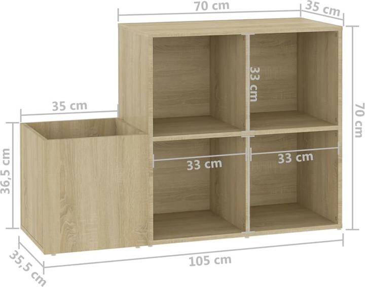 Actual product image VidaXL Kamila (105 x 35.5 x 70 cm)
