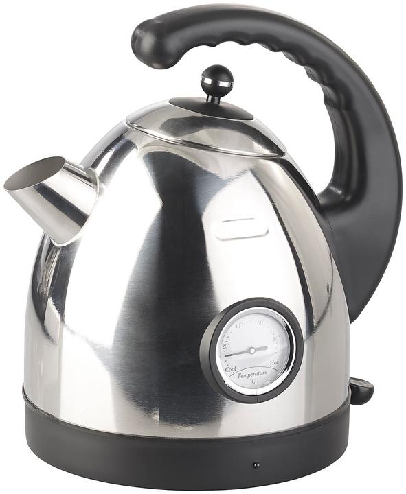 Produktbild Rosenstein & Söhne Edelstahl-Wasserkocher mit Teekanne (1.70 l, EU-Stecker)