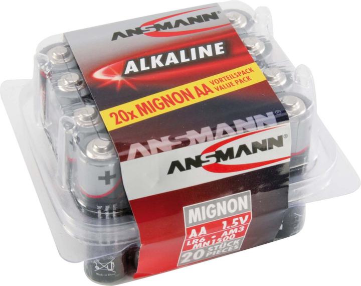 Ansmann LR6 Mignon (20 pcs, AA)