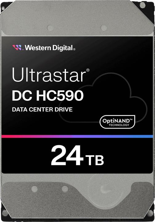 Actual product image WD Ultrastar DC HC590 3.5inch 26.1 24TB 512 7200RPM SAS ULTRA 512E SE P3 (24 TB, 3.5", CMR)