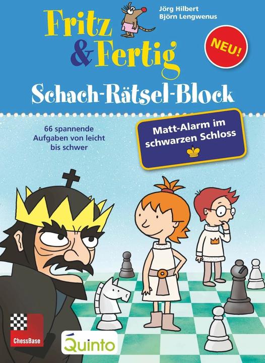 Produktbild Fritz&Fertig Schach-Rätselblock: Mattalarm im schwarzen Schloss