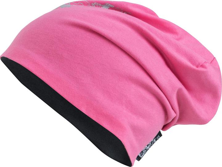 Actual product image SafetyMaker Reversible beanie reflective pink/silver