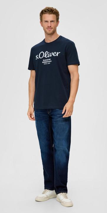 Produktbild S.Oliver T-Shirt Casual Bequem sitzend Logo T-Shirt (3XL)