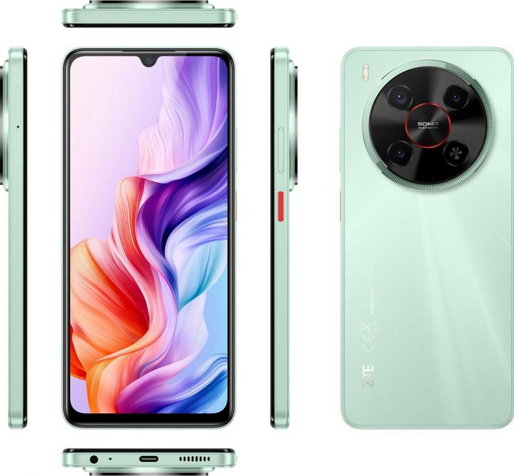 Actual product image ZTE Blade V70 Max 4GB/128GB Lake Green (128 GB, Green, 6.90", Dual SIM, 4G)