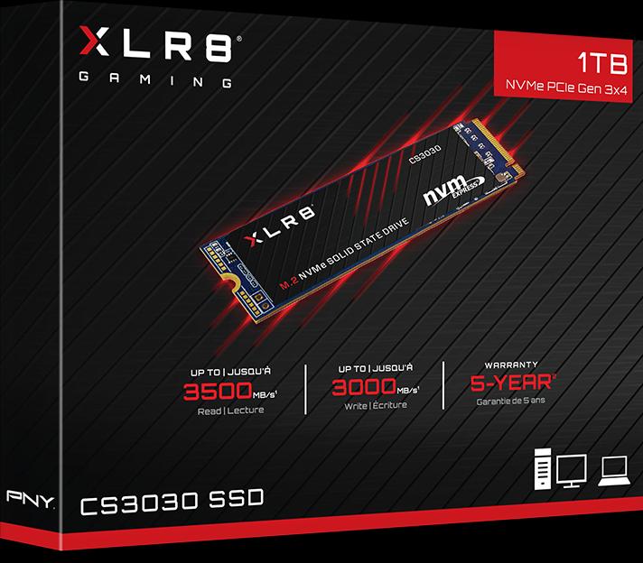 Image du produit PNY XLR8 CS3030 (1000 Go, M.2 2280)