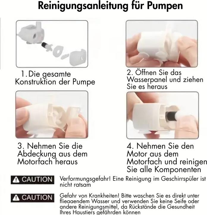 Produktbild Suba Ersatzpumpe für Katzenbrunnen