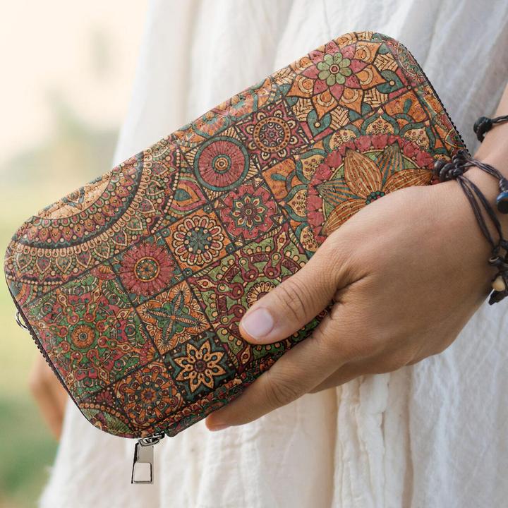 Actual product image Avizar MandalaVibe cork bag