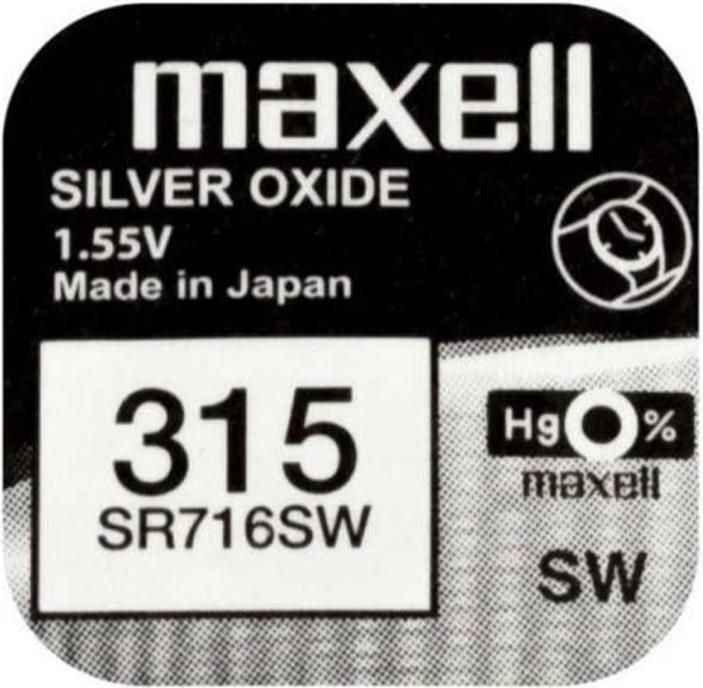 Produktbild Maxell SR716SW (10 Stk., SR67, 23 mAh)